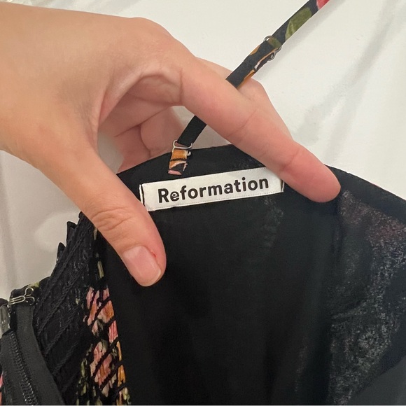 NWT Reformation Ingrid Maxi Dress in Carmelita - Picture 6 of 7